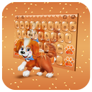 Pretty Bread Puppy Keyboard Theme APK