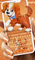 Pretty Bread Puppy Keyboard Theme screenshot 1