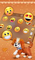 Pretty Bread Puppy Keyboard Theme screenshot 3