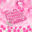 Radiant Rose Diamond Keyboard Theme