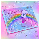 Rainbow Water Drop Keyboard Theme APK