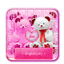 Sweet Teddy Bear Couple Keyboard APK