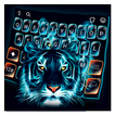 Neon Tiger Blaze Keyboard Theme