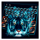 Neon Tiger Blaze Keyboard Theme biểu tượng