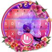 Pink Orchid Flower Garden Keybaord Theme