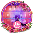 Pink Orchid Flower icon