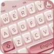 Pink White Mechanical Keyboard Theme
