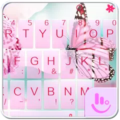 Скачать TouchPal Тема Розовая бабочка APK