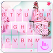 Tema del Teclado Mariposa rosa