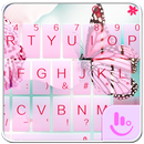 Pink Butterfly Keyboard Theme aplikacja