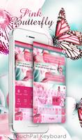 Pink Butterfly Plakat