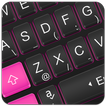 Pink Black Keyboard Theme