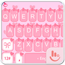 APK Cute Pink Bow Keyboard Theme