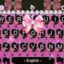 Pink Bow Keyboard Theme APK