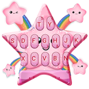 Happy Cute Cartoon Glitter Star Keyboard APK