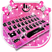 Pink Cute Bowknot Keyboard Theme