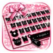Pink Glitter Minny Bowknot Keyboard Theme