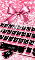 Pink Glitter Minny Bowknot Plakat