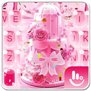Pink Cake Keyboard Theme APK