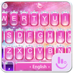 ”Pink Princess Diamond Galaxy Keyboard Theme