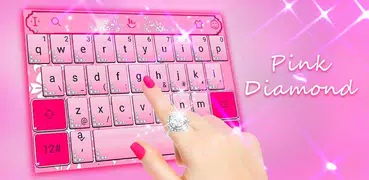 Pink Diamond Princess Keyboard Theme