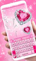 Princesse rose diamant Affiche