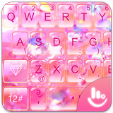 Pink Fantasy Princess Diamond Keyboard Theme icon
