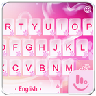 Pink Love Heart Keyboard Theme Zeichen