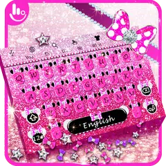 download Pink Glitter Minny Keyboard Theme APK