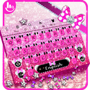 Pink Glitter Minny Keyboard Theme APK