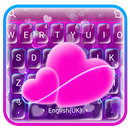 Luminous Pink Glowing Hearts Keyboard APK