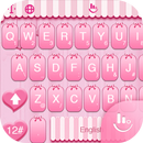 Pink Heart Bow Keyboard Theme APK