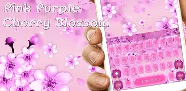 Pink Cherry Blossom Keyboard Theme