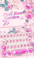 Pink Rose Garden Affiche