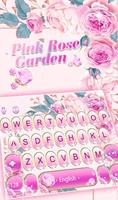 Pink Rose Garden Poster