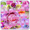 Pink Summer Rose Keyboard Theme