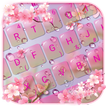 Tema de teclado rosa flor Sakura