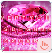 ”Pink Shining Diamond Keyboard Theme