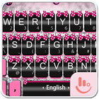 Pink Silver Bow icon