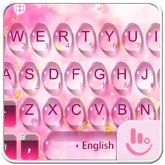 Pink Water Sakura Keyboard Theme APK download