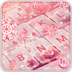 Pink Snow Keyboard Theme