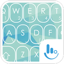 Poly Triangle Cyan Keyboard APK