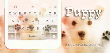 Puppy Emoji Keyboard Theme
