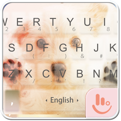 Puppy Emoji Keyboard Theme