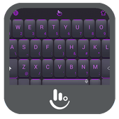 تحميل   Purple Boundary Keyboard Theme APK 