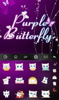 Papillon violet capture d'écran 3