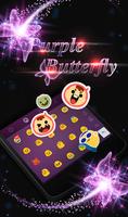 TouchPal PurpleButterfly Theme 截圖 1