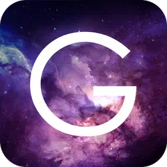 Purple Galaxy Keyboard Theme