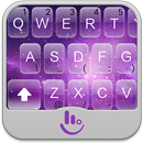 Purple Galaxy Keyboard Theme APK