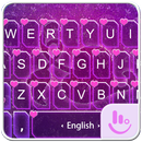 Purple Love Heart Keyboard APK